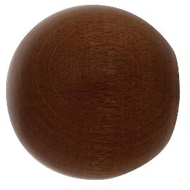 TERMINAL MADERA ESFERA 20X40 MM. NOGAL