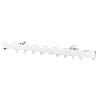 RIEL ALUMINIO P950 SIN CORDON 2.0 METROS BLANCO