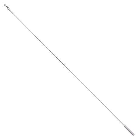 TIRADOR RIEL ALUMINIO PLASTIFICADO 1,0MT BLANCO
