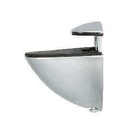 SOPORTE PELICANO REGULABLE PARA ESTANTE 1 / 20 MM. CROMO MATE (1 PIEZA)