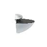 SOPORTE PELICANO REGULABLE PARA ESTANTE 1 / 20 MM. CROMO MATE (1 PIEZA)