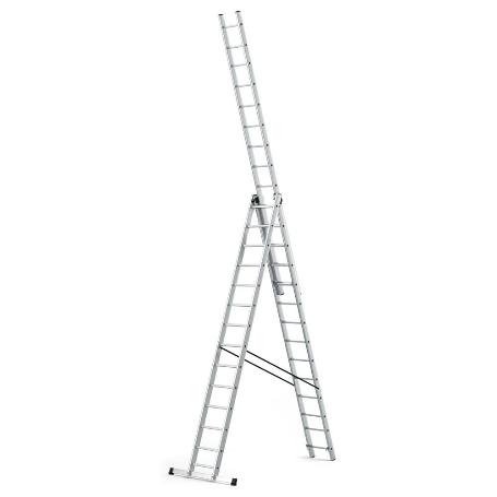 ESCALERA ALUMINIO INDUSTRIAL 14+14+14   3X4 MT.