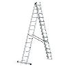 ESCALERA ALUMINIO INDUSTRIAL 14+14+14   3X4 MT.