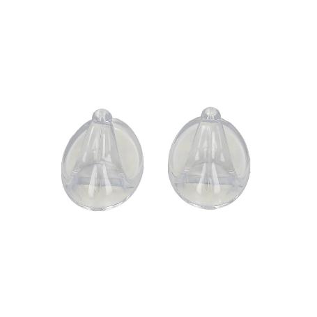 COLGADOR ORYX  TRANSPARENTE GRANDE (BLISTER 2 UNIDADES) ADHESIVO