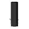 WOLFPACK TUBO DE ESTUFA ACERO VITRIFICADO NEGRO Ø 100 MM. CON LLAVE ESTUFAS DE LEÑA, CHIMENEA, ALTA RESISTENCIA, CO