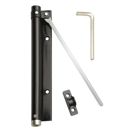MUELLE PUERTA WOLFPACK ALUMINIO ANODIZADO NEGRO (BLISTER 1 PIEZA)
