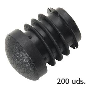 CONTERA PLASTICO REDONDA INTERIOR NEGRA PARA TUBO EXTERIOR Ø 20 MM. BOLSA 200 UNIDADES