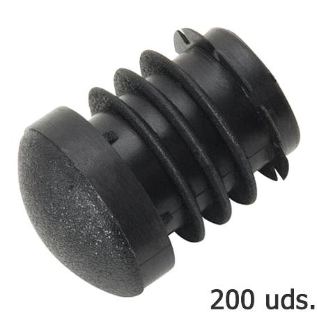 CONTERA PLASTICO REDONDA INTERIOR NEGRA PARA TUBO EXTERIOR Ø 25 MM. BOLSA 200 UNIDADES