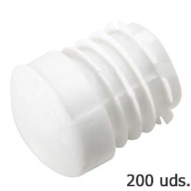 CONTERA PLASTICO REDONDA INTERIOR BLANCA PARA TUBO EXTERIOR Ø 22 MM. BOLSA 200 UNIDADES