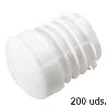 CONTERA PLASTICO REDONDA INTERIOR BLANCA PARA TUBO EXTERIOR Ø 30 MM. BOLSA 200 UNIDADES