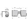 CILINDRO CVL 5968/25X25/LN OVALADO LEVA CON VASTAGOS