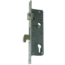 CERRADURA ISEO 741640-28 MM. FRENTE CROMO CON RODILLO