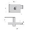 CERRADURA CVL 1124A/10/HE IZQUIERDA