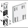GRAPA ESPEJO GRADUABLE INOXIDABLE 25X30  JUEGO 4 PIEZAS