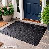 SUELO GOMA CIRCULOS 1,20X10 METROS 3 MM. DE GROSOR COLOR NEGRO. USO DOMESTICO