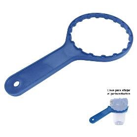 LLAVE APERTURA / CIERRE PORTACARTUCHOS FILTRO AGUA 5 USO DOMESTICO