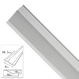 TAPAJUNTAS ADHESIVO PARA CERAMICA METAL PLATA   98,5 CM.