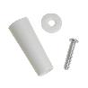 TOPE PERSIANA CON TORNILLO 60 MM. BLANCO