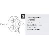 DISCO PERSIANA PLASTICO COMPACTO PARA RODAMIETO 120X40 MM.  CINTA 18 MM.