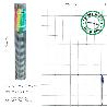 MALLA ELECTROSOLDADA GALVANIZADA 50X50 / 2,00 / 60 CM. GA ROLLO 25 METROS
