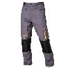 PANTALONES LARGOS DETRABAJO, MULTIBOLSILLOS, RESISTENTES, RODILLA REFORZADA, GRIS/AMARILLO TALLA 38/40 S (SLIM FIT)