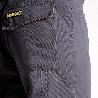 PANTALONES LARGOS DETRABAJO, MULTIBOLSILLOS, RESISTENTES, RODILLA REFORZADA, GRIS/AMARILLO TALLA 38/40 S (SLIM FIT)