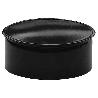 TAPA TUBO ESTUFA NEGRO VITRIFICADA 120 MM.