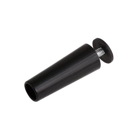 TOPE PERSIANA CON TORNILLO 60 MM. NEGRO