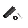TOPE PERSIANA CON TORNILLO 60 MM. NEGRO