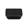 CONTERA RECTANGULAR NEGRA 15X30MM. BLISTER 4 PIEZAS.