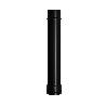 WOLFPACK TUBO DE ESTUFA PELLET ACERO VITRIFICADO NEGRO Ø 80 MM. LONGITUD 50 CM. ESTUFAS DE LEÑA, CHIMENEA, ALTA RES