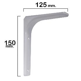 PALOMILLA REFORZADA BLANCA   150X125 MM. USO DOMÉSTICO