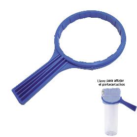 LLAVE APERTURA / CIERRE PORTACARTUCHOS FILTRO AGUA  10 USO DOMESTICO