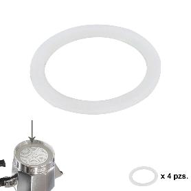 JUNTA GOMA SILICONA CAFETERA ALUMINIO CLASSIC / INDUCCIÓN 2 TAZAS (4 UNIDADES)
