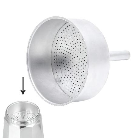 EMBUDO CAFETERA ALUMINIO CLASSIC / INDUCCIÓN 12 TAZAS