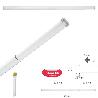 BARRA VISILLO EXTENSIBLE 52.5/90 CM. CON MUELLE PRESION AJUSTABLE  (1 PIEZA)