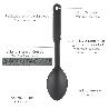 CUCHARA COCINA NYLON BASIC 30,5 X 7 CM.