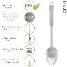 CUCHARA SERVIR COCINA ACERO INOXIDABLE 7 X 30,5 (ALT.) CM.