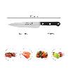 CUCHILLO GRENOBLE COCINA HOJA ACERO INOXIDABLE 13 CM. NEGRO