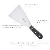ESPATULA COCINA GRENOBLE ACERO INOXIDABLE 9 CM. NEGRO