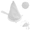 COLADOR TELA FRANELA ARMAZÓN DE PLASTICO Ø 14 CM. CON 2 GANCHOS