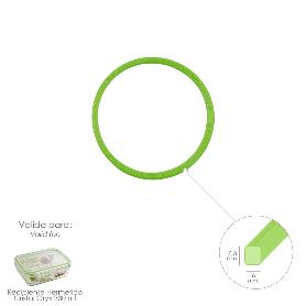 ANILLO SILICONA PARA RECIPIENTE HERMETICO CRISTAL RECTANGULAR 330 ML.