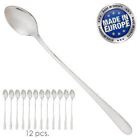 CUCHARA POSTRE LARGA MURANO CAJA 210 MM. 12 UNIDADES