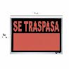 CARTEL SE TRASPASA 50 X 35 (ALT.) CM.