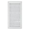 REJILLA PLASTICO EMPOTRAR CON MALLA POSTERIOR 25X12 CM.