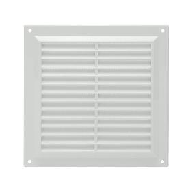 REJILLA PLASTICO SOBREPONER CON MALLA POSTERIOR 17X17 CM.