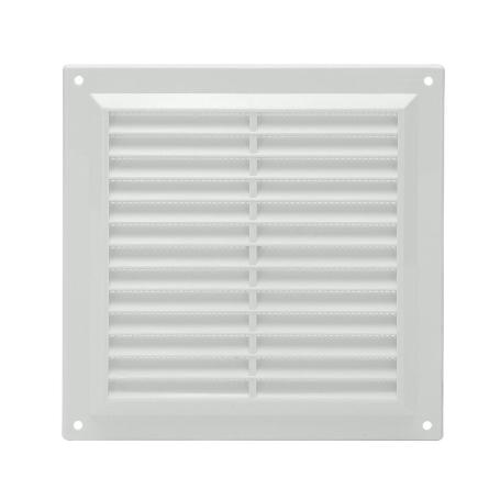 REJILLA PLASTICO SOBREPONER CON MALLA POSTERIOR 17X17 CM.
