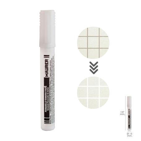 MARCADOR / ROTULADOR BLANQUEADOR PARA JUNTAS COLOR BLANCO