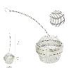 BOLA MALLA PARA ESPECIAS / TE  / LEGUMBRES ACERO INOXIDABLE Ø 9 CM. CON CADENA