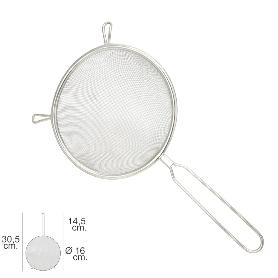 COLADOR ACERO INOXIDABLE BASIC Ø 16 X 30,5 (ALT.) CM.